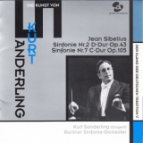 Jean Sibelius - Symphonies Nos. 2 & 7 (Kurt Sanderling) '1974