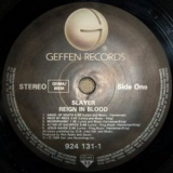 Slayer - Reign in Blood (Vinyl Rip, First Geffen Press) '1986