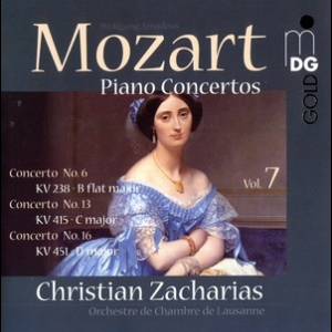 Piano Concertos Vol. 7: Concerto No. 6 KV 238 - B flat major • Concerto No. 13 KV 415 - C major • Concerto No. 16 KV 451 - D major (Christian Zacharias)