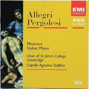 Allegri - Miserere; Pergolesi, Caldara - Stabat Mater