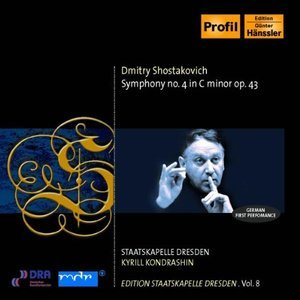 Symphony No.4 In C Minor, Op.43 - Staatskapelle Dresden, Kyrill Kondrashin