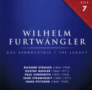 The Legacy, Box 7: R.Strauss, G.Mahler, P.Hindemith, I.Stravinsky, H.Pfizner