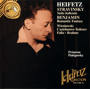 The Heifetz Collection, Vol.31: Benjamin / Stravinsky