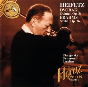 The Heifetz Collection, Vol.41: Dvorak / Brahms