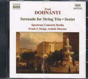 Erno Dohnanyi Serenade For String Trio|sextet