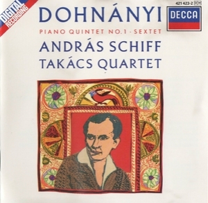Dohnanyi - Piano Quintet Op. 1 & Sextet Op. 37 - Takacs Quartet