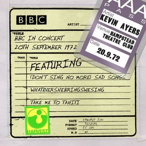 Bbc In Concert (Hampstead Theatre Club, 20th September 1972)