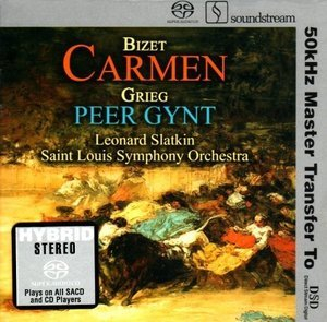 Bizet: Carmen, Grieg: Peer Gynt, Rimsky-Korsakov, Satie, Borodin