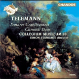 Collegium Musicum 90, Simon Standage - Telemann - Sonates Corellisantes; Canonic Duos '1993