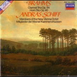 Andras Schiff, New Vienna Octet - Brahms - Clarinet Trio, Horn Trio '1982