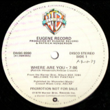 Eugene Record - Where Are You '1979